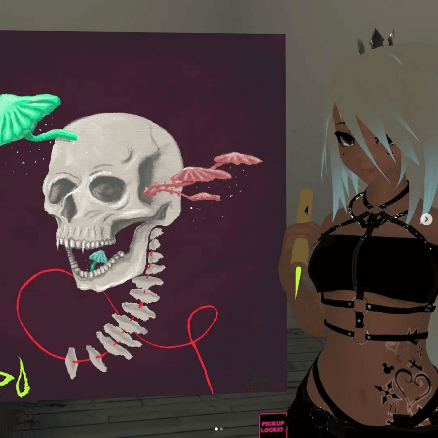 VR Chat Skull